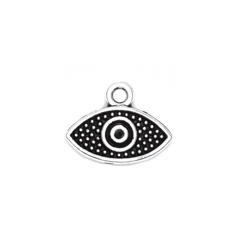 Antique Silver Protective Eye Charms