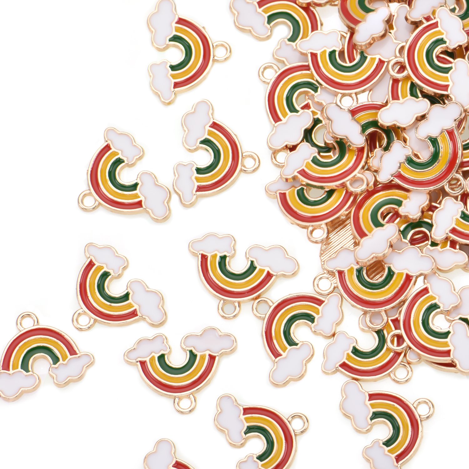 Color Enamel Rainbow Charms