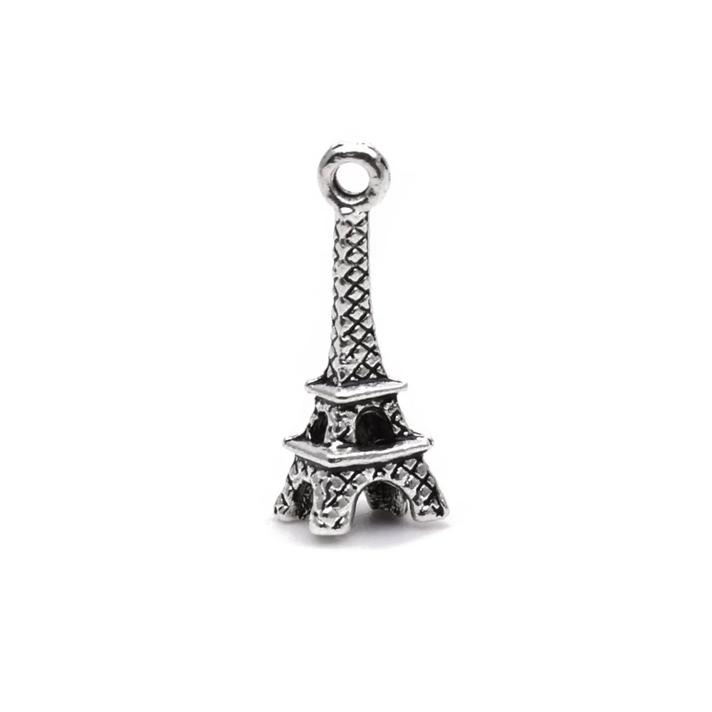 Antique Silver Eiffel Tower Charms
