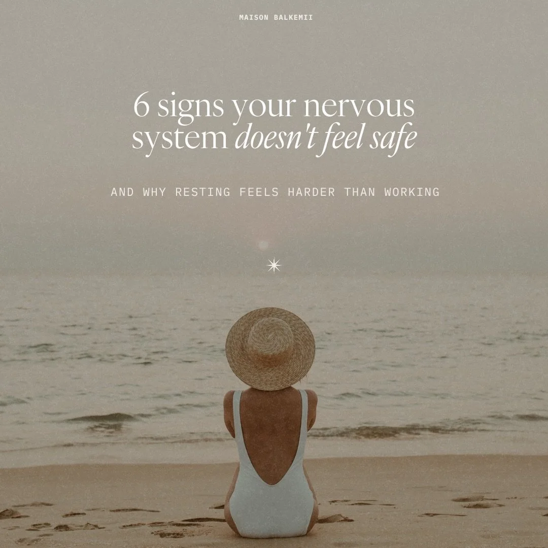 Most women don&rsquo;t struggle because they don&rsquo;t want rest.

They struggle because their nervous system has learned that productivity equals safety.

So when they finally slow down, guilt, anxiety, restlessness, and overthinking appear.

Ayur