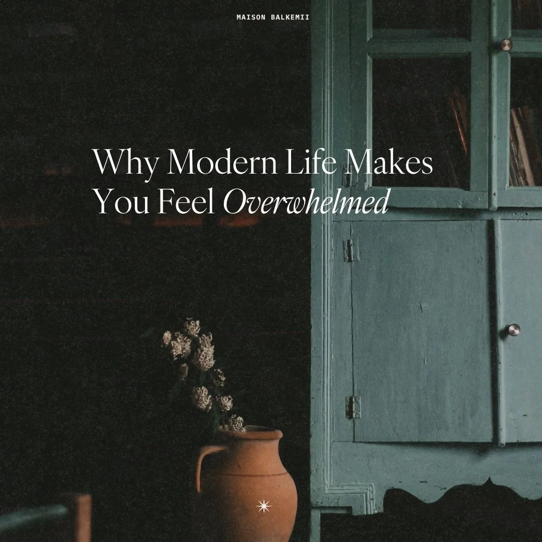 Most people assume overwhelm is a personal failing.

That they&rsquo;re doing something wrong.

That they need to be more disciplined, more organized, or better at managing stress.

Ayurveda offers a different perspective.

It suggests that many of t