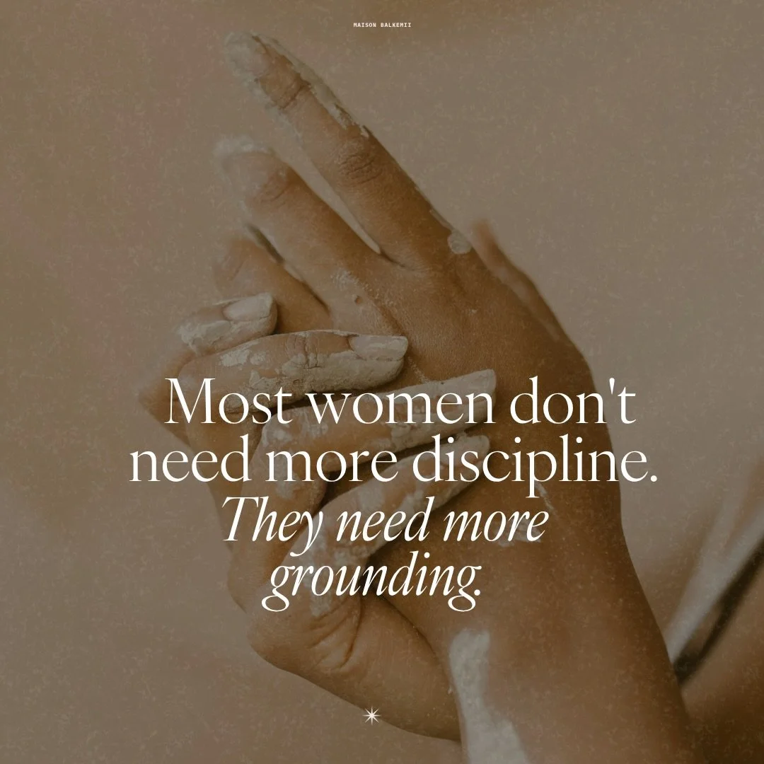 Most women don&rsquo;t need more discipline.

Many are already incredibly disciplined.

They wake up early.

They take care of everyone around them.

They meet deadlines.

They keep going even when they&rsquo;re exhausted.

Yet many still feel:

&bul