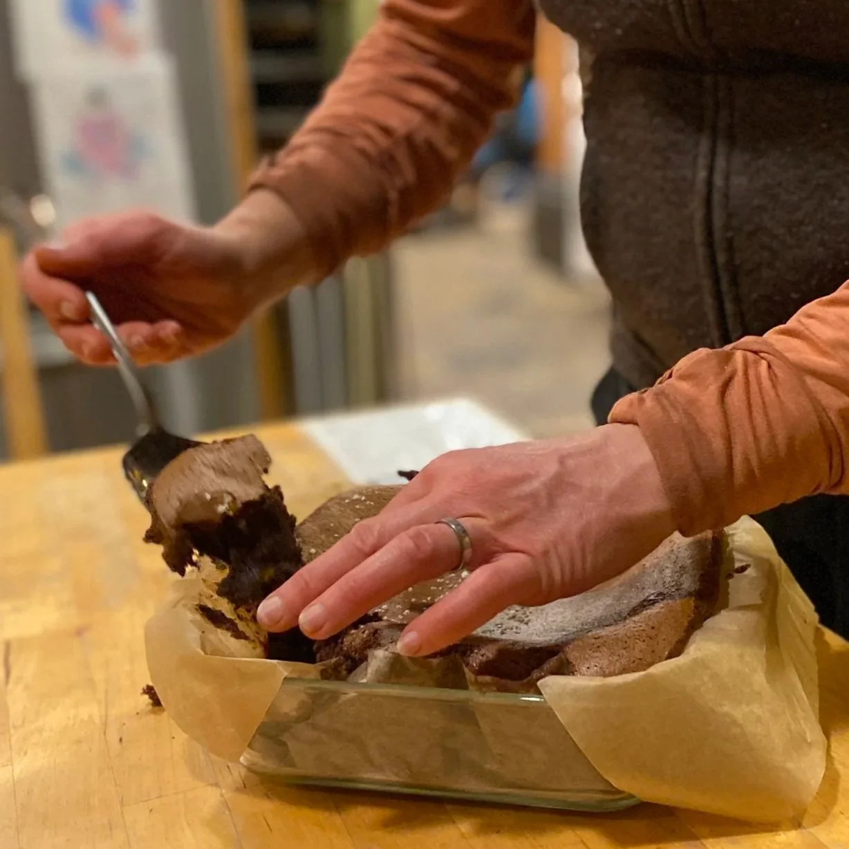 The Flourless Brownie: My “Pocket Snack” for At-Home or High Altitude Adventures