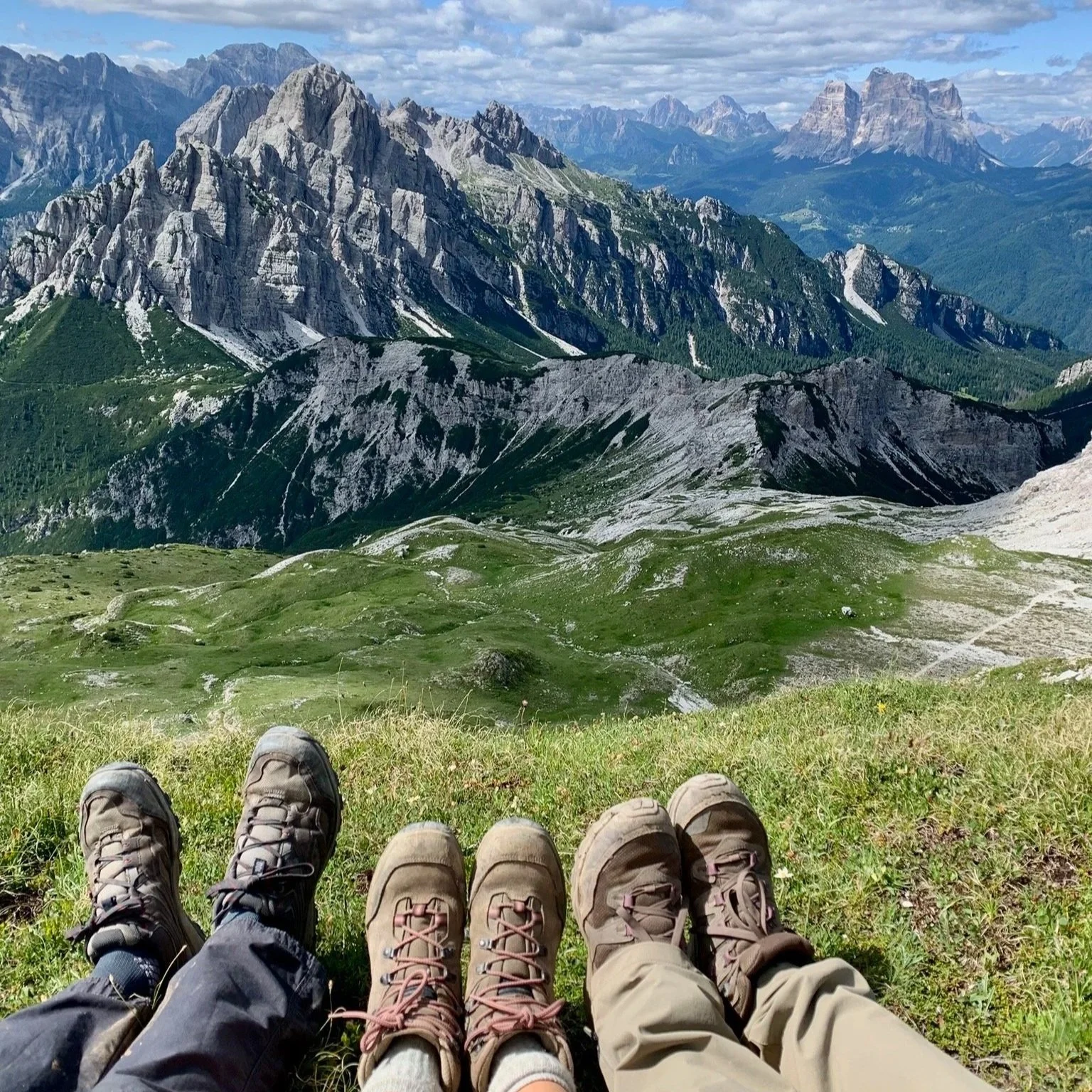 Friends' hike trip together