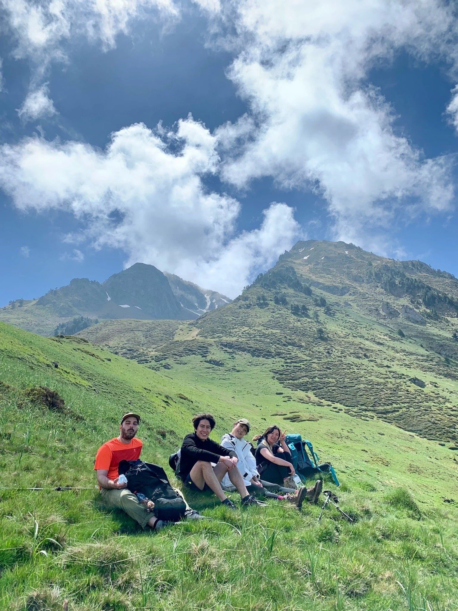 Group hiking trip to the Pyrenees