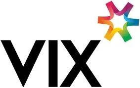 VIX logo with colorful starburst symbol