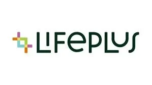 Lifeply logo with colorful plus sign.