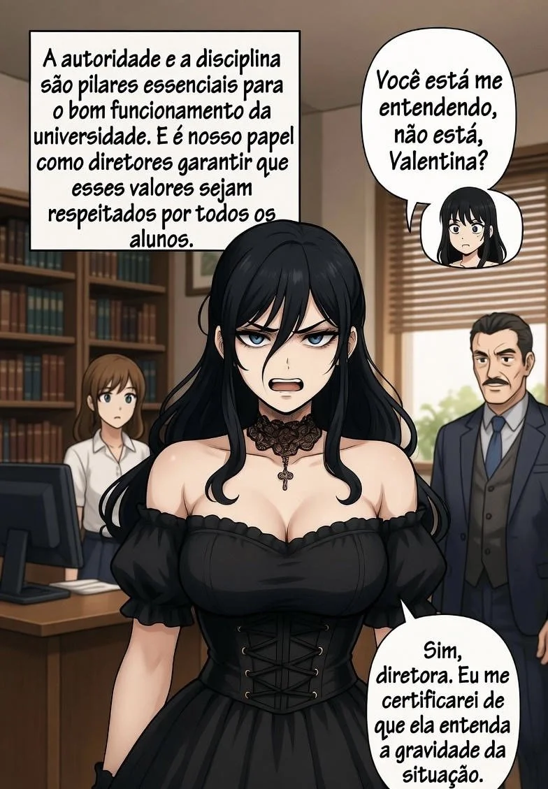 A PROFESSORA E A DISCIPLINA