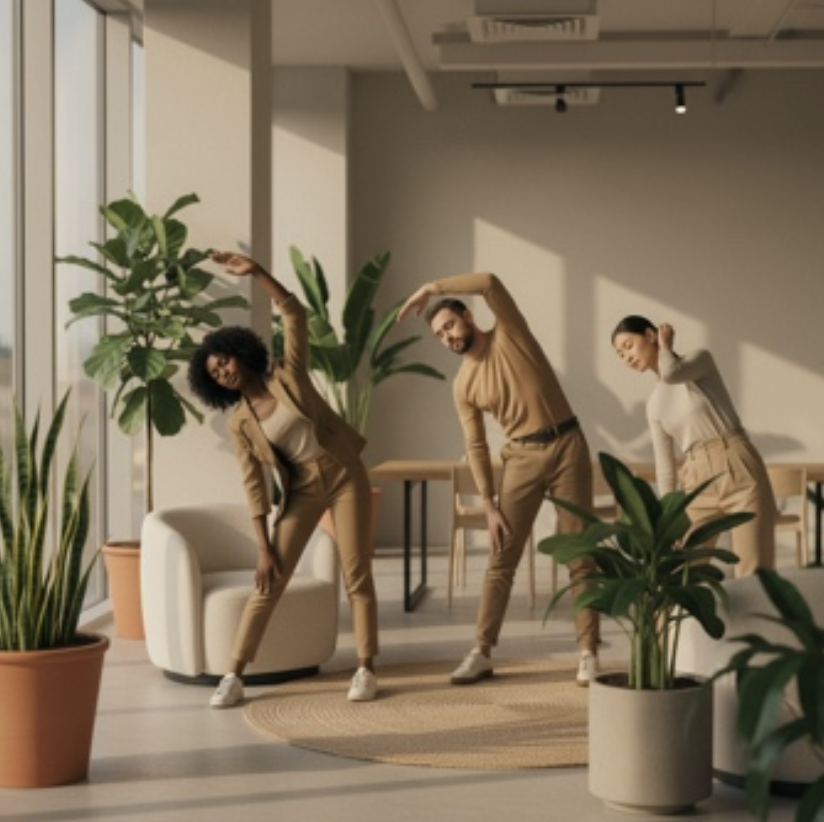 Corporate yoga classes
