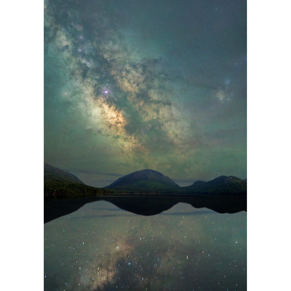 Milky Way Over Eagle Lake, Acadia National Park
