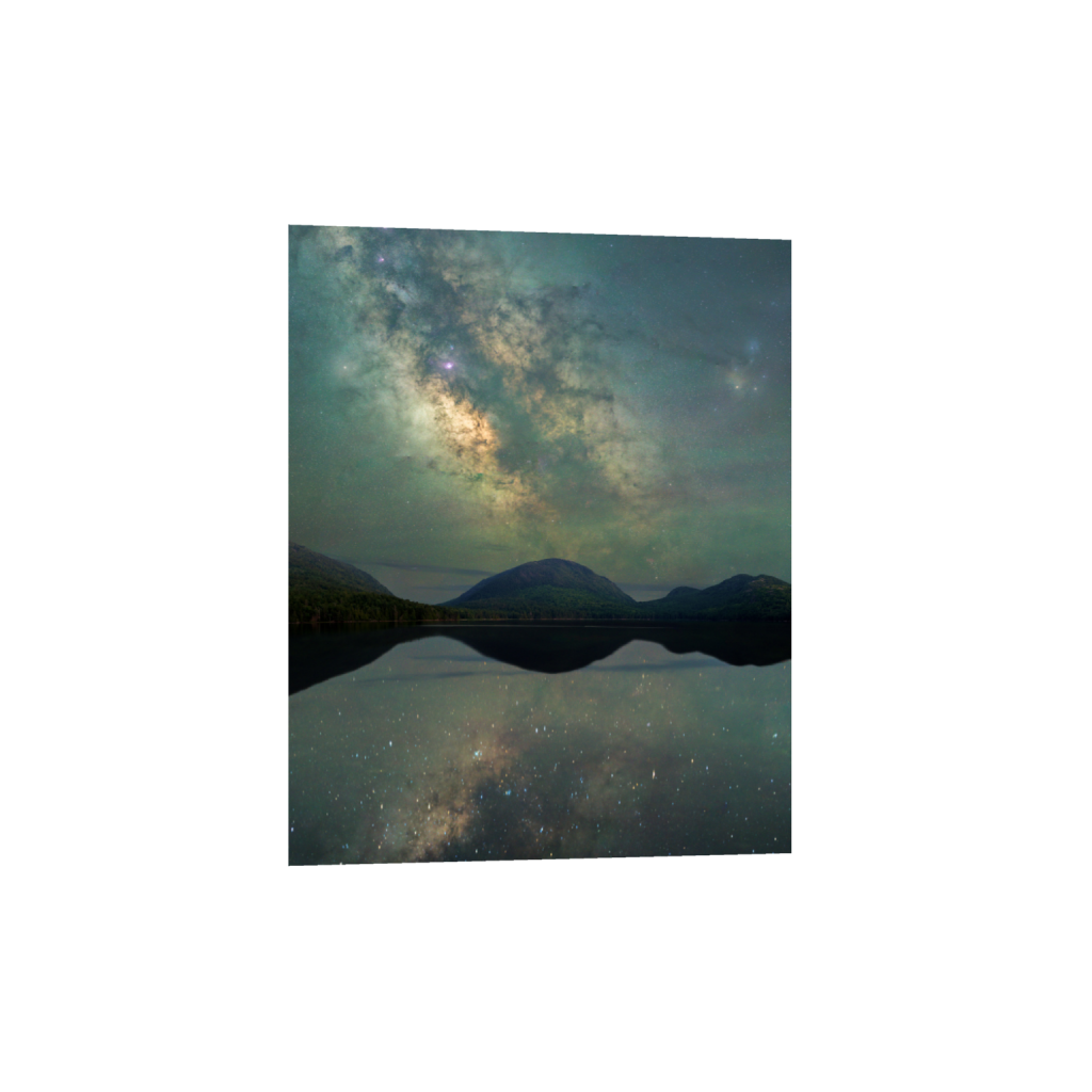 Milky Way Over Eagle Lake, Acadia National Park
