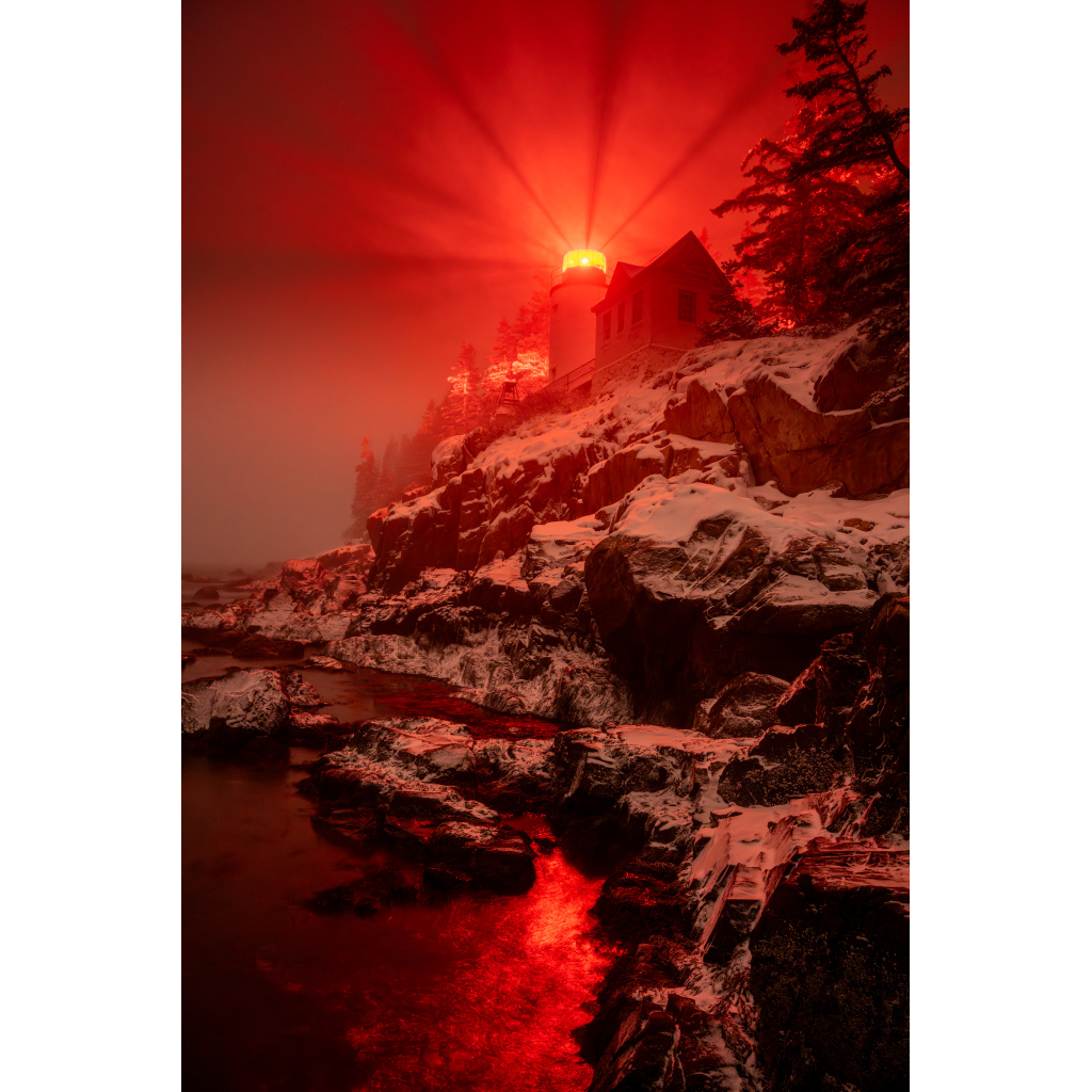 Bass Harbor Head Night Light, Acadia National Park