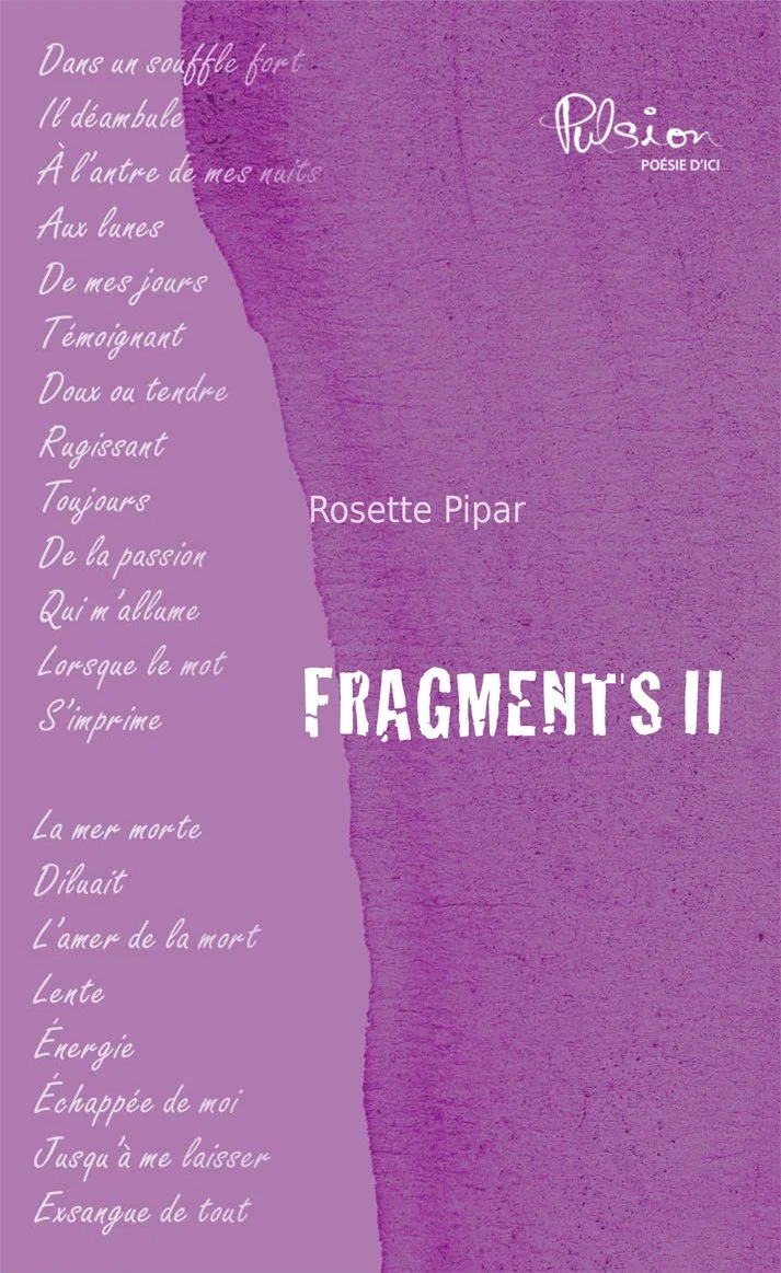 Couvert du livre «Fragments II»