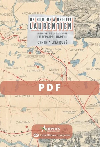 PDF - Couvert du livre Un bouche à oreille laurentien