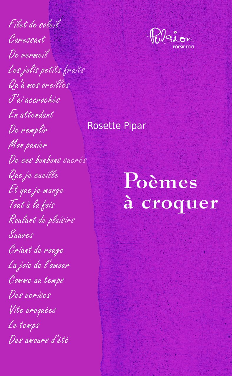 Couvert du livre «Poèmes à croquer... en toute sensualité»
