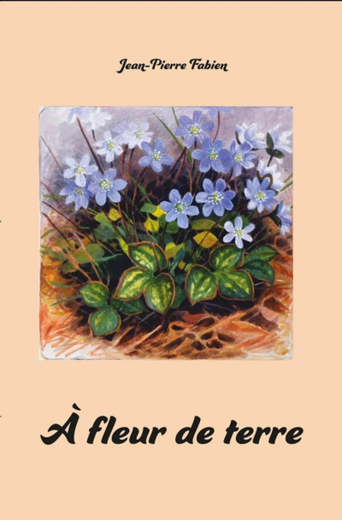 Couverture du livre "À fleur de terre"