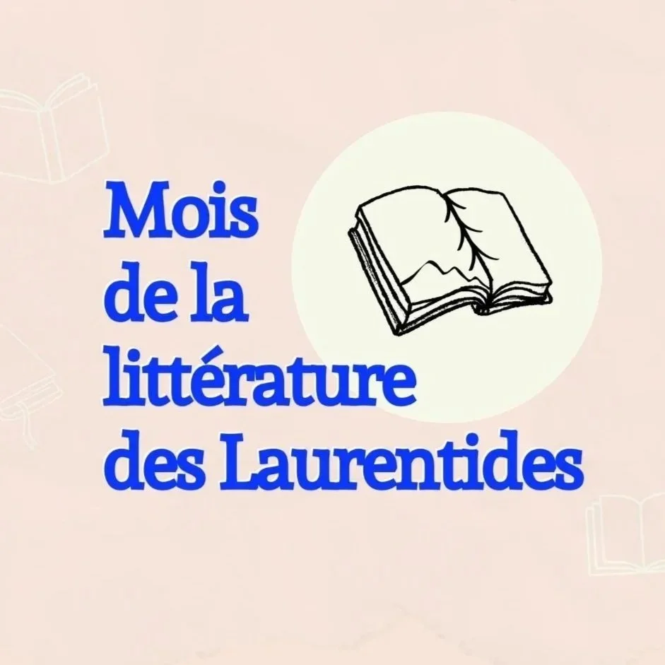 Logo: Mois de la littérature des Laurentides