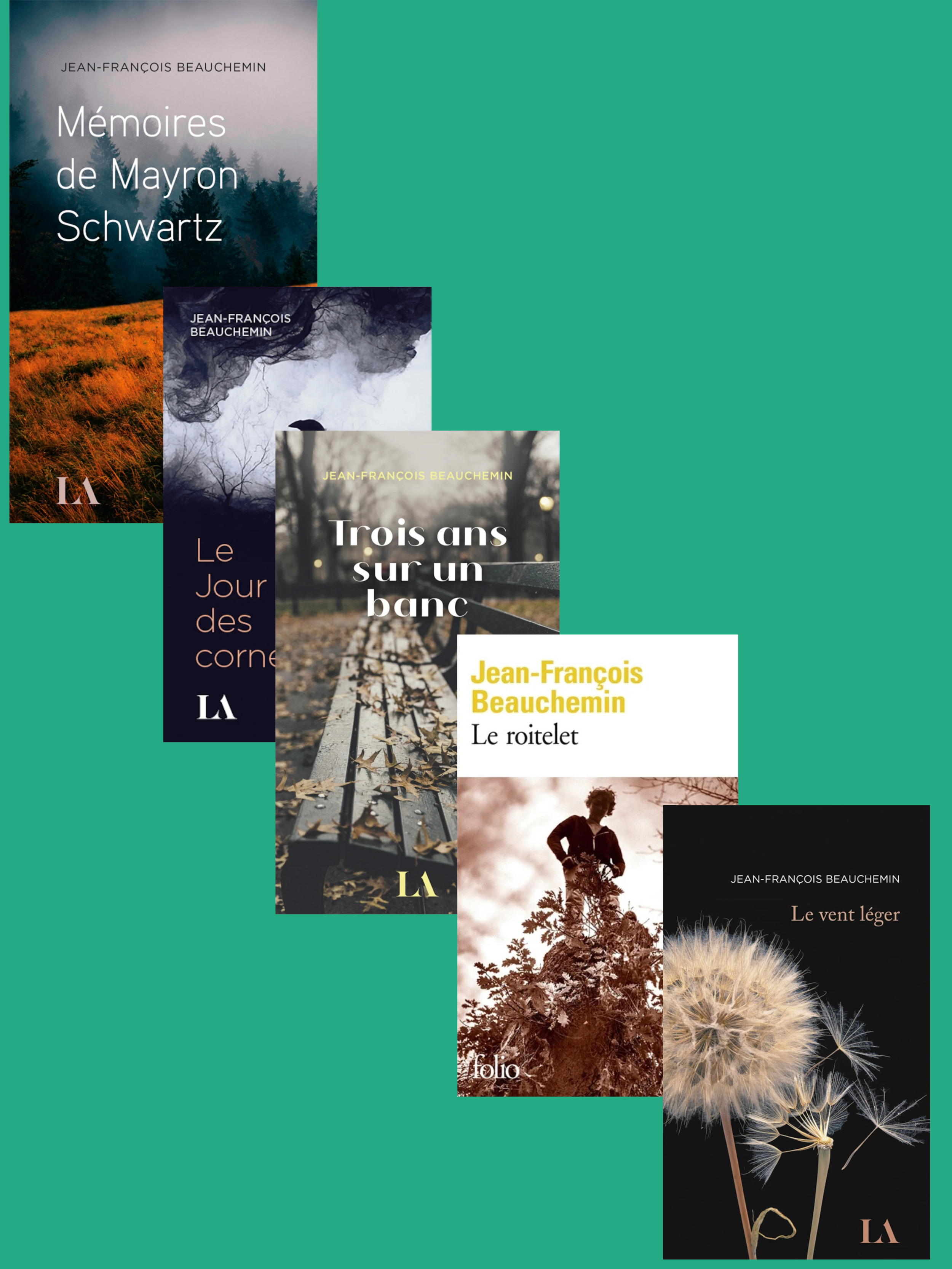 Couvertures: oeuvres de J-F Beauchemin