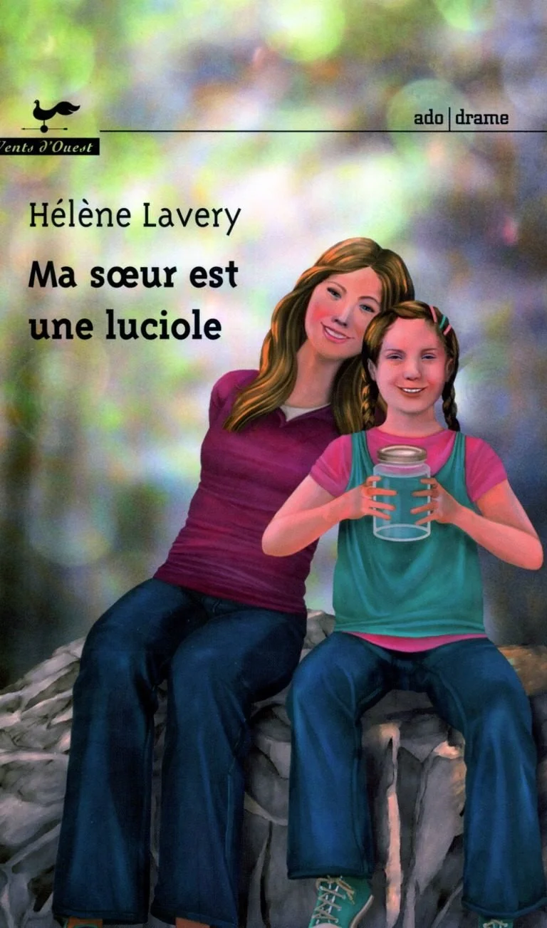 Couvert du livre «Ma sœur est une luciole»