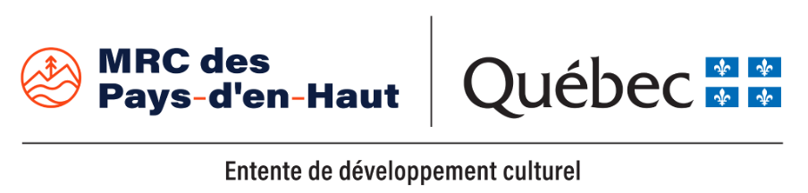 Logos MRC des Pays-d'en-Haut et Québec. Entente de développement culturel.