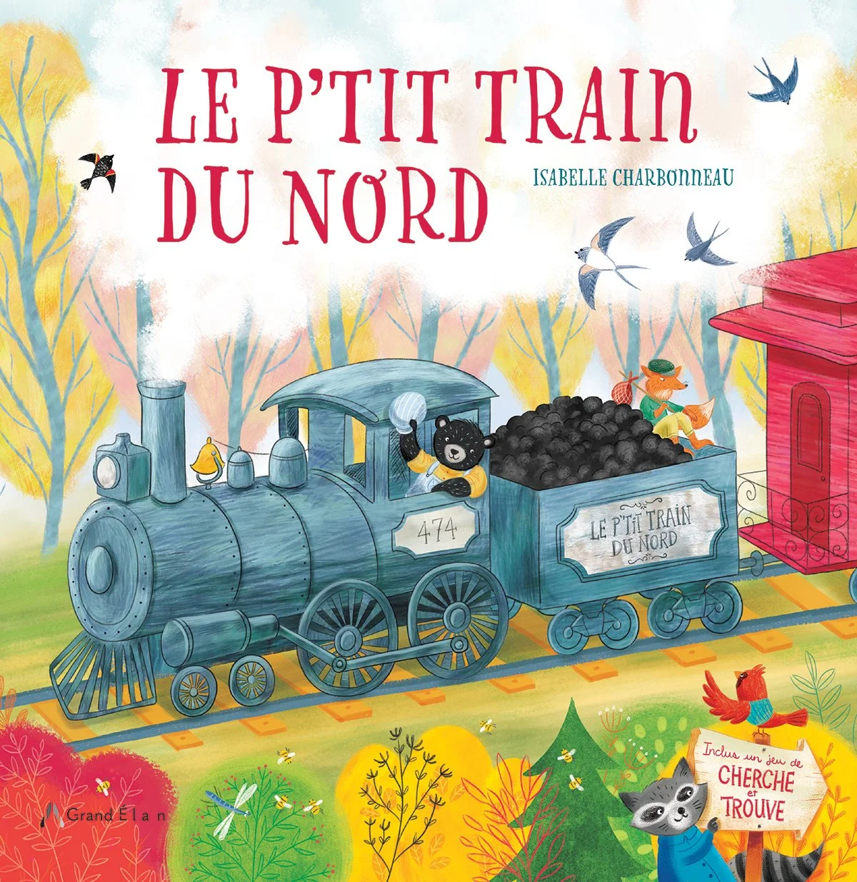 Couverture du livre "Le p'tit train du Nord"