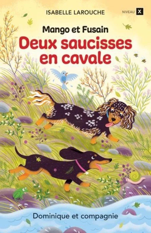Couvert du livre «Mango et Fusain : Deux saucisses en cavale»