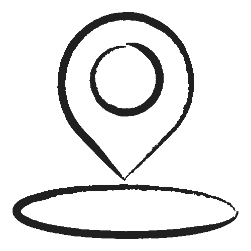 Icône d'emplacement sur une carte géographique