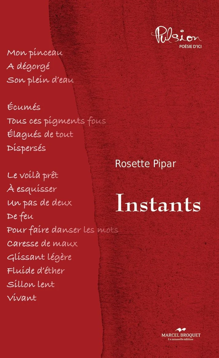 Couvert du livre «Instants»