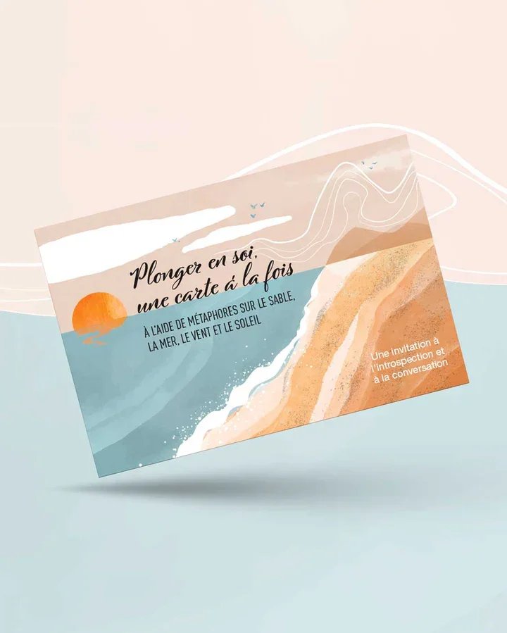 Couverture du jeu de carte "Plonger en soi, une carte à la fois"