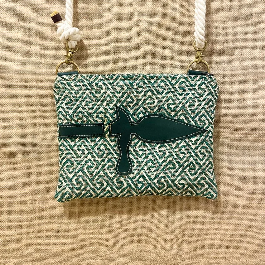 SK 01 Messenger Pouch, GRN BGE Jute