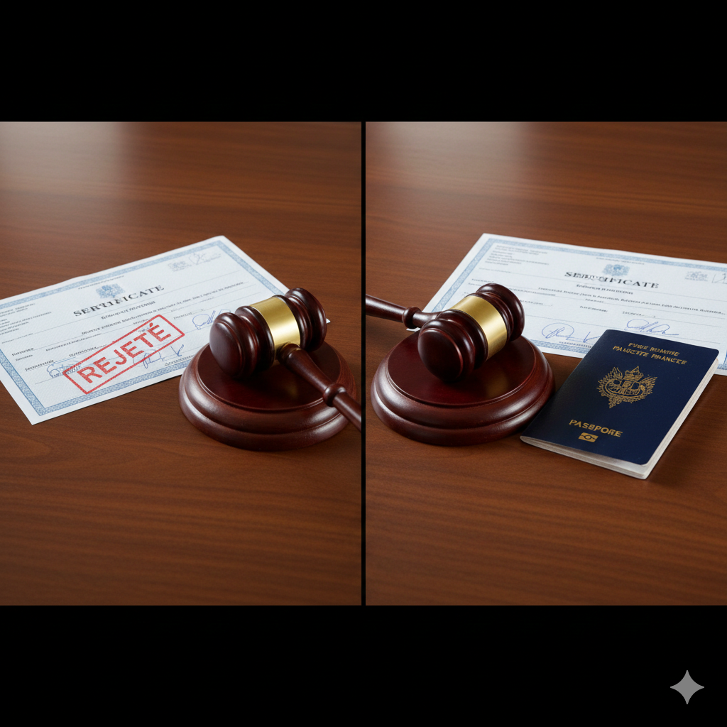 Dossier bloqué : "Deux actes de naissance pour une seule personne" – Comment nous avons régularisé la situation