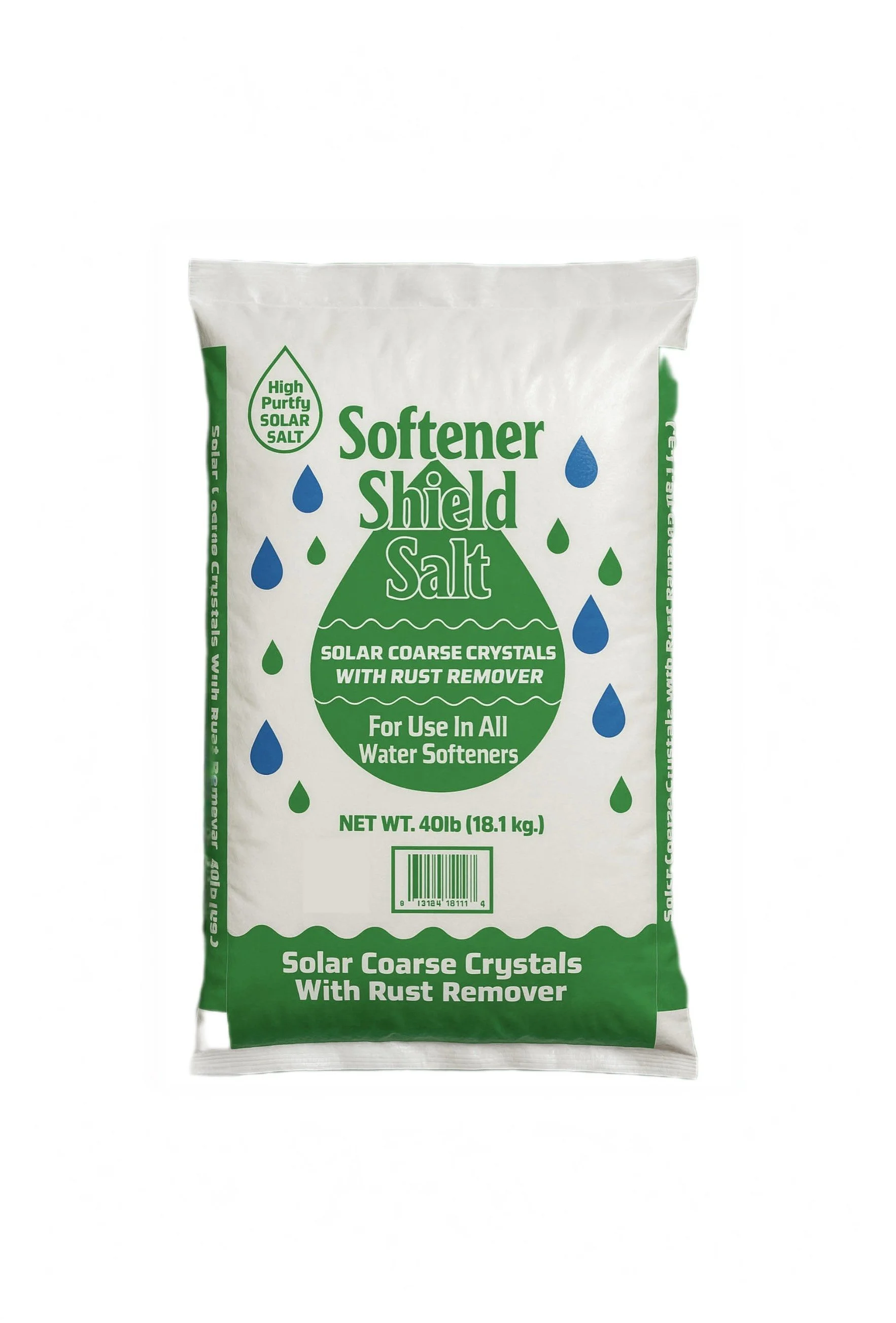 Solar Salt Crystals with Rust Remover 40lb.