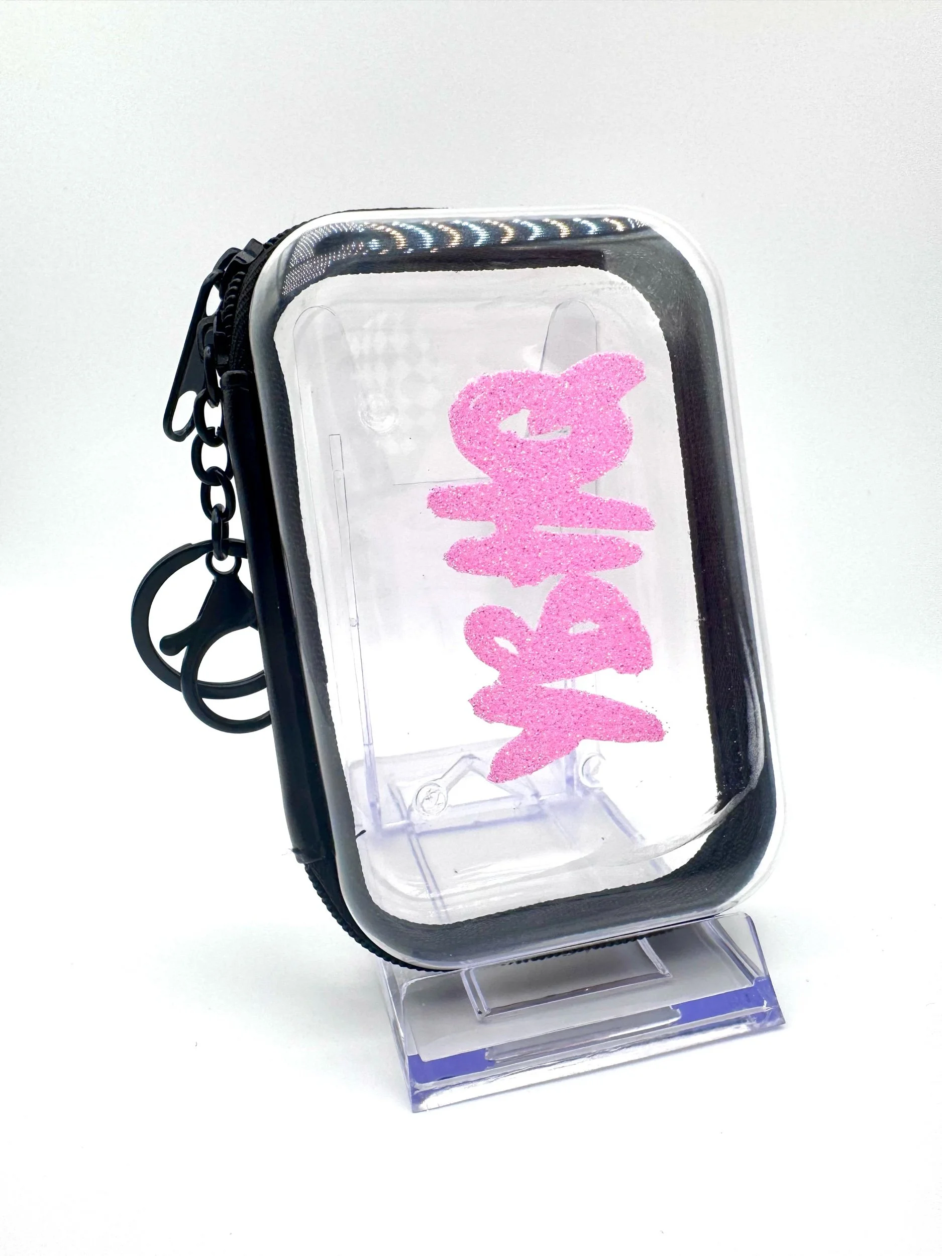 Black & Clear Bubble Wallet
