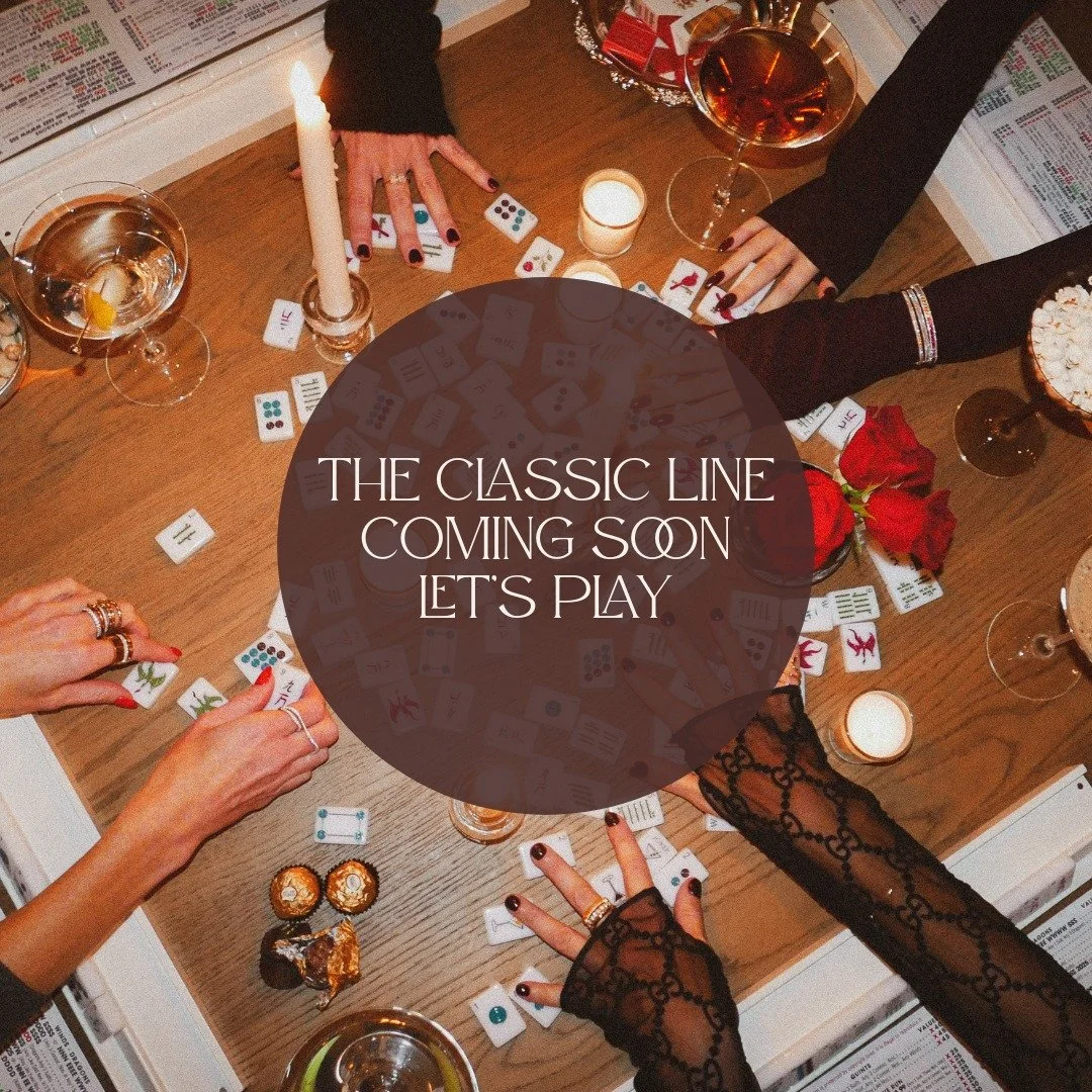 The Classic Line
Clean. Crisp. Classic.
For those who appreciate the tradition of the game&mdash;with just the right amount of edge. It plays well with every generation, from seasoned pros to first-timers.
It&rsquo;s not your grandmother&rsquo;s Mahj