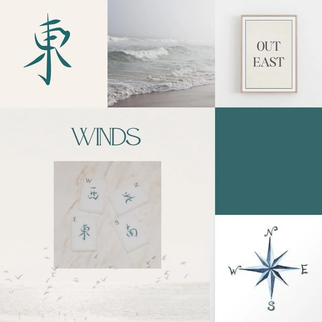 🌬️
The Winds are symbolic in Mahjong &mdash; a blend of fortune, direction, and shifting energy.

Ours carry a quiet sense of movement woven into their design &mdash; echoing the way coastal winds shift and change.

The lone Chinese character on our