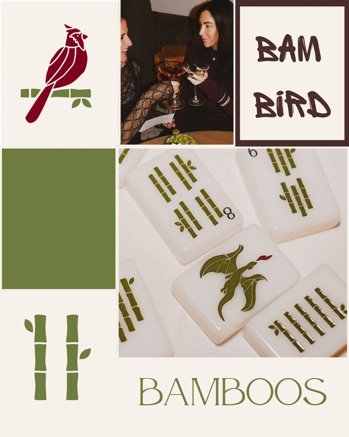Meet the Bams ✨
Rooted in classic bamboo forms, refined with a modern edge.

We kept the traditional structure you expect, then reimagined the 1 Bam as a cardinal &mdash; a symbol of luck, guidance, and loved ones watching over you. 

With a classic 
