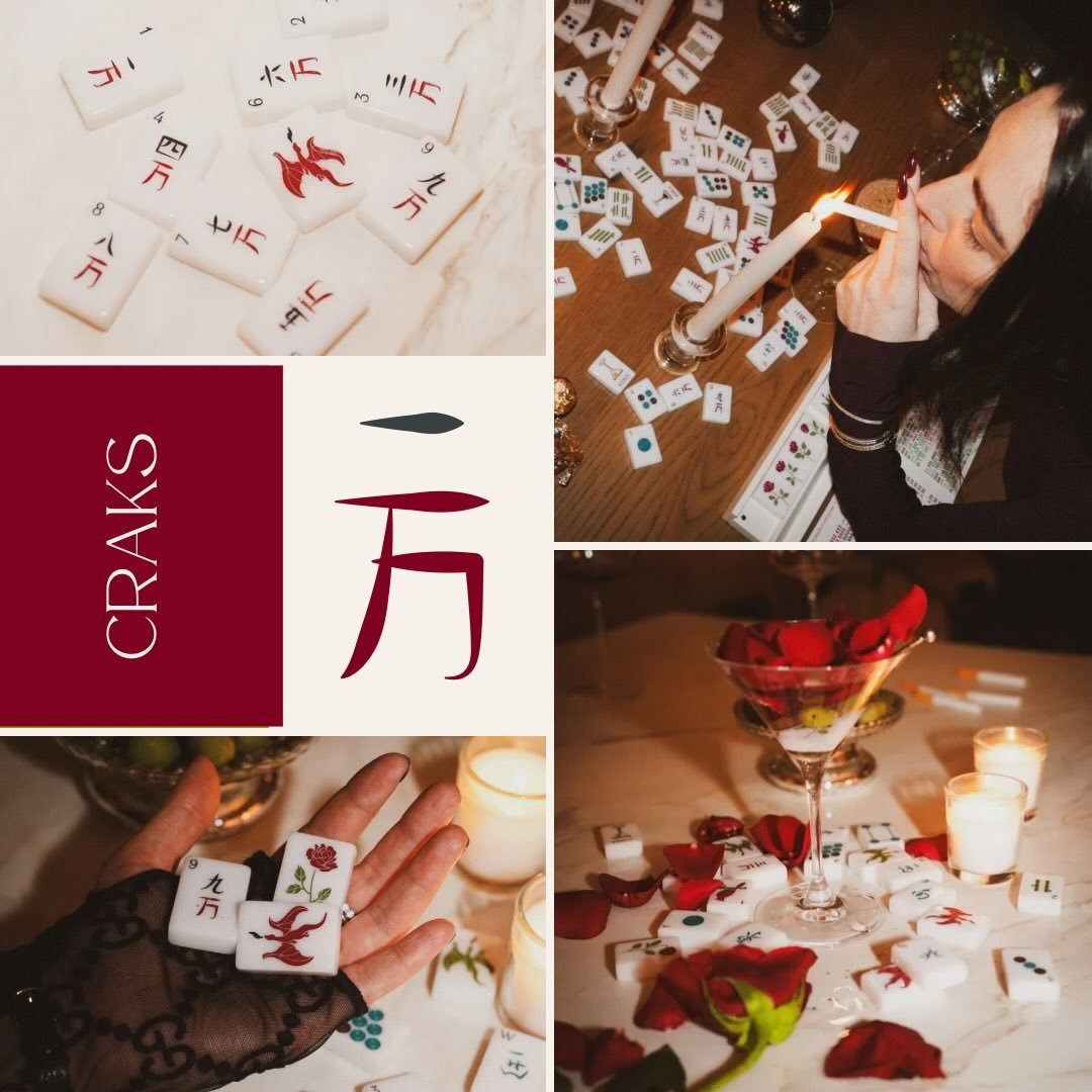 The Craks 🀄️

Classic character forms, refined with just the right amount of edge.

We anchored the suit with 万, the simplified &ldquo;wan&rdquo; behind Mahjong&rsquo;s character tiles, paired with hand-drawn numerals 1&ndash;9 for a fresh, contempo