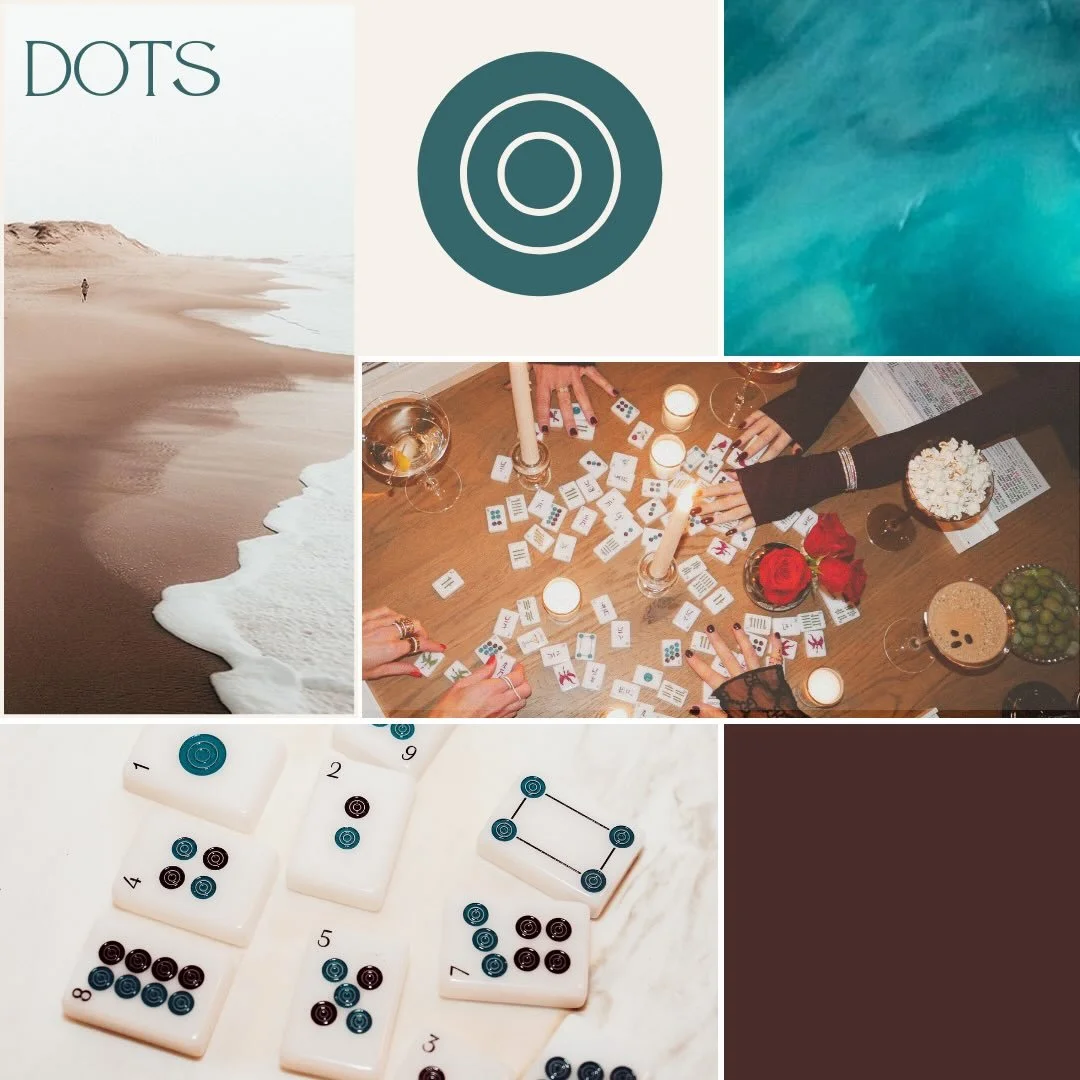 The Dots ⚪️

Clean circles, soft symmetry &mdash; that moment where teal water meets warm sand.

Inspired by classic coin motifs, we kept the shapes simple and centered, grounding them with espresso accents that echo the coastline at dusk. The 1 Dot 