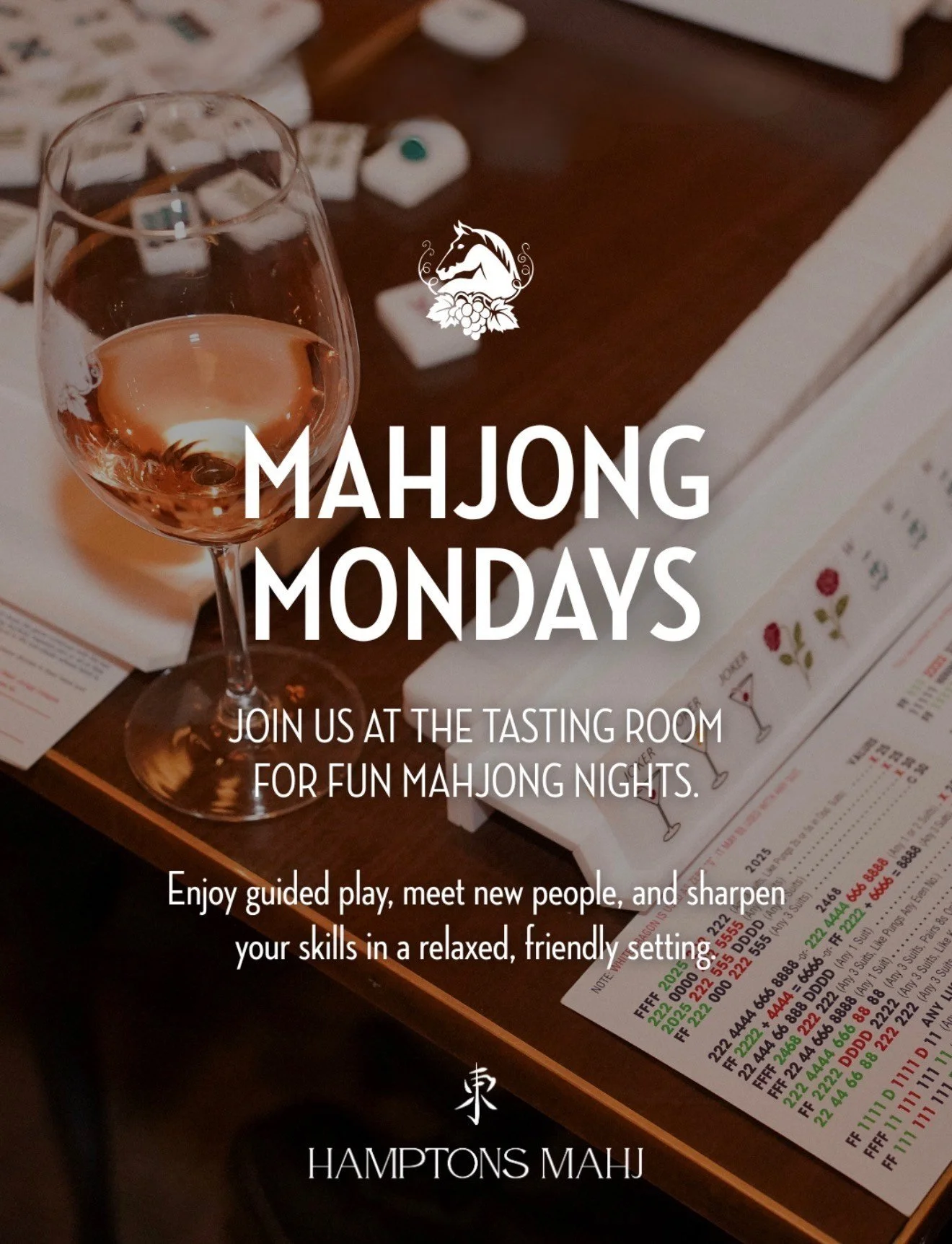 Mahjong Mondays @ Wolffer Estate