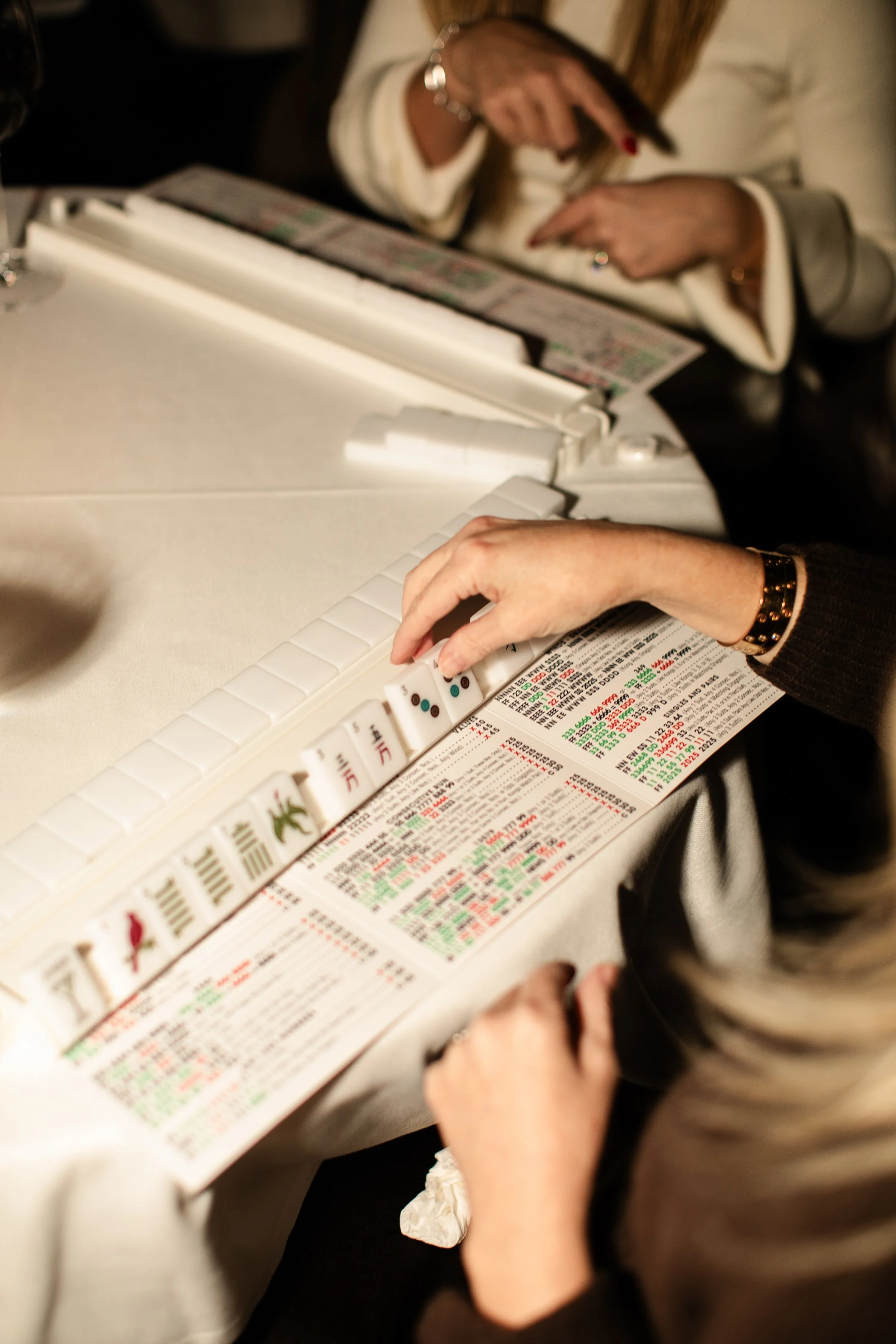Winter, Out East - Mahjong at The Maidstone - Table of 4