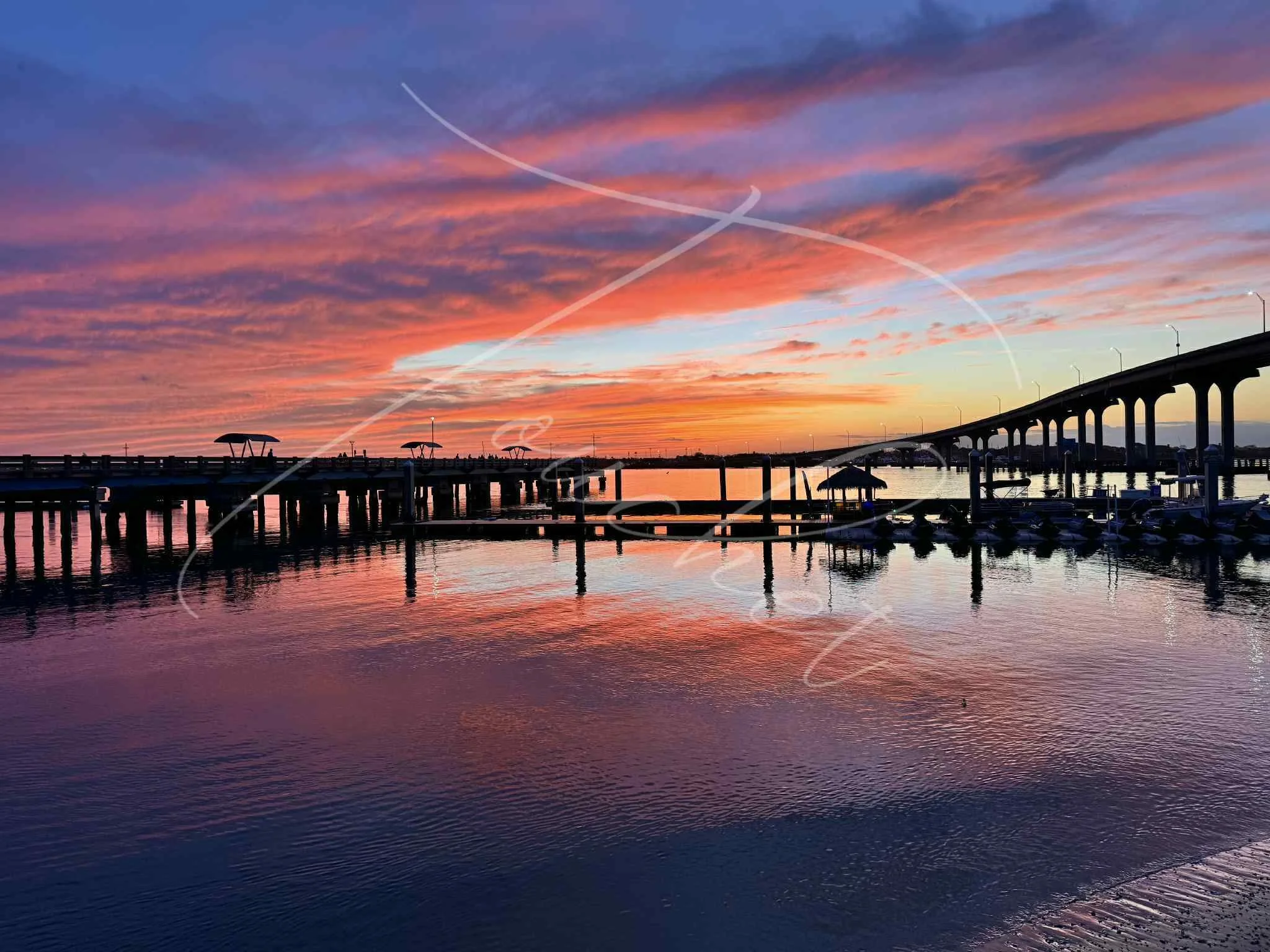 Waterfront Sunset Serenity