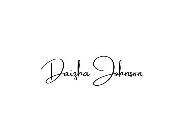 Black background with the name 'Jaiska Johnson' written in cursive white text.