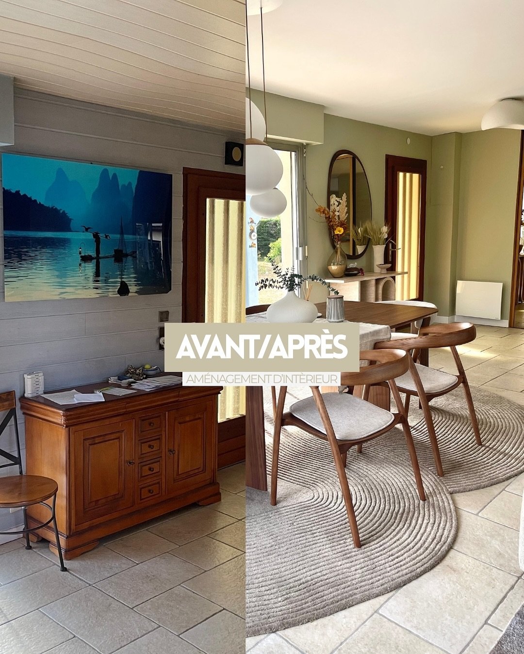 AVANT / APR&Egrave;S 🌿 Biscarrosse | Maison 100 m&sup2;

Je vous partage enfin le projet de r&eacute;novation d&rsquo;un salon, cuisine, ainsi que 3 chambres enti&egrave;rement re-d&eacute;cor&eacute;es entrepris en avril/mai/juin dernier.

L&rsquo;