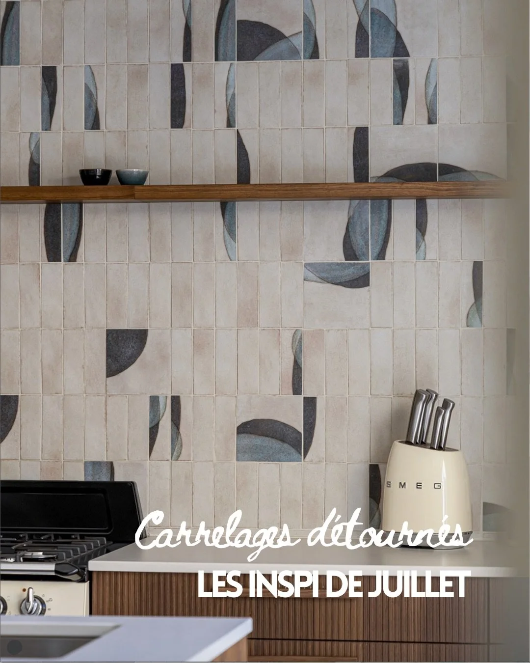 Je trouve fascinant tout ce qu&rsquo;on peut imaginer avec du carrelage. 
On voit souvent des carreaux unis, alors qu&rsquo;il suffit parfois d&rsquo;une touche bien plac&eacute;e pour changer compl&egrave;tement l&rsquo;ambiance d&rsquo;une pi&egrav
