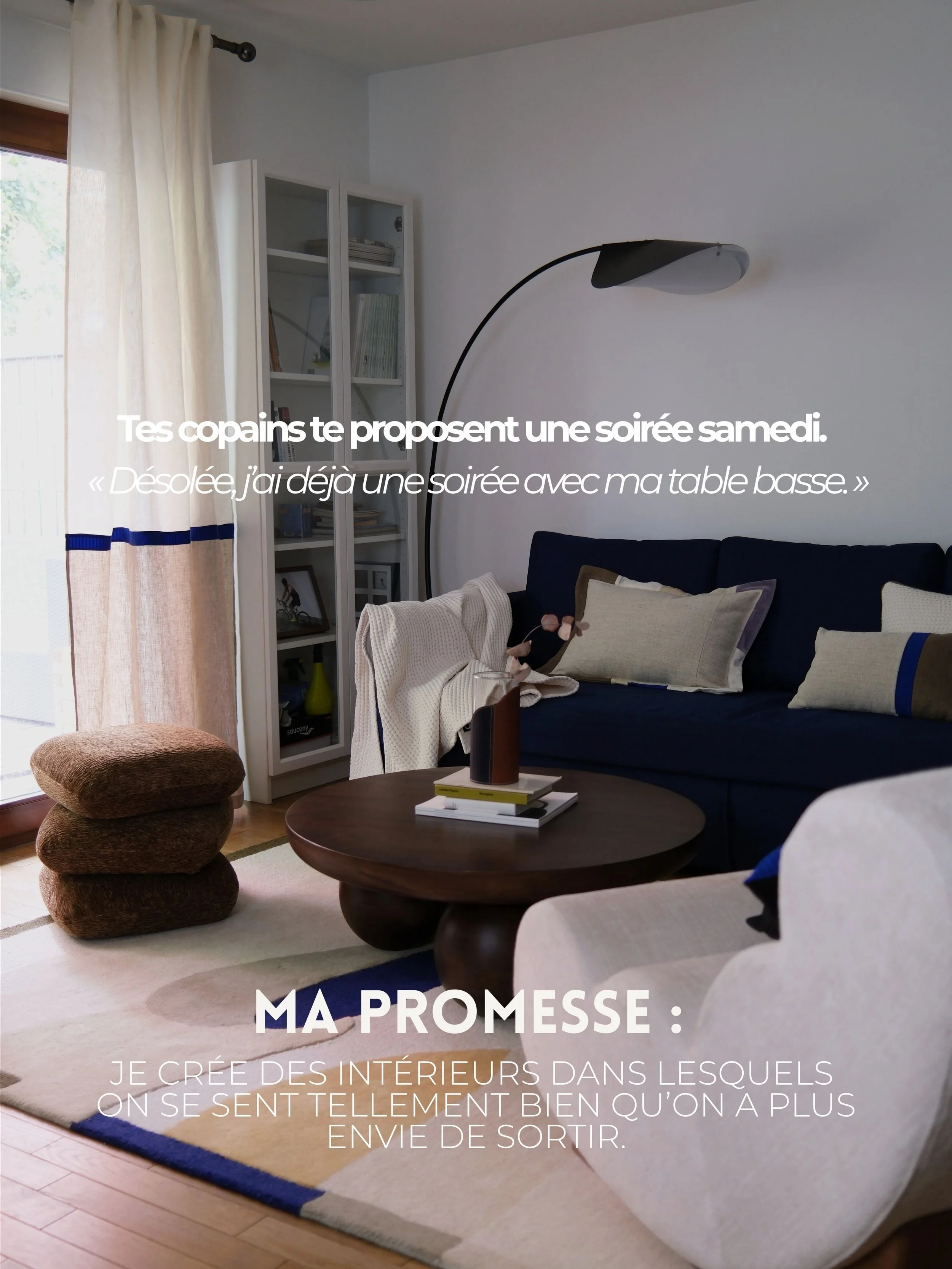 J&rsquo;ai demand&eacute; &agrave; l&rsquo;un de mes clients ce que j&rsquo;avais apport&eacute; &agrave; son int&eacute;rieur.

Il m&rsquo;a r&eacute;pondu : &laquo; Tu am&egrave;nes l&rsquo;apaisement, le cocon, si bien qu&rsquo;on n&rsquo;a plus e