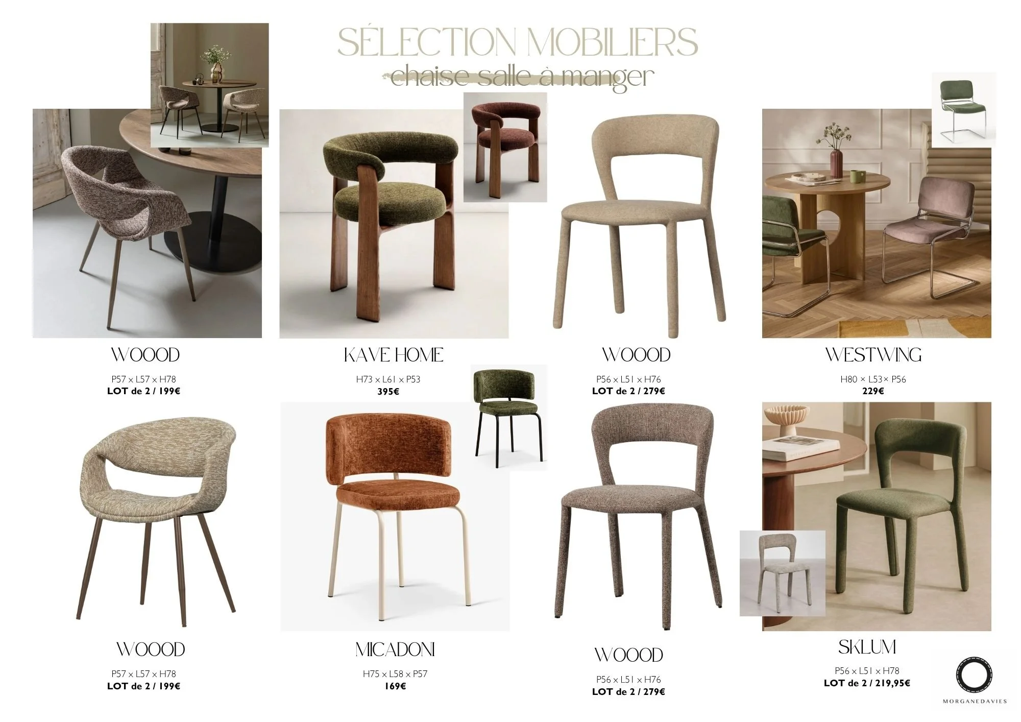 SÉLECTION MOBILIERS