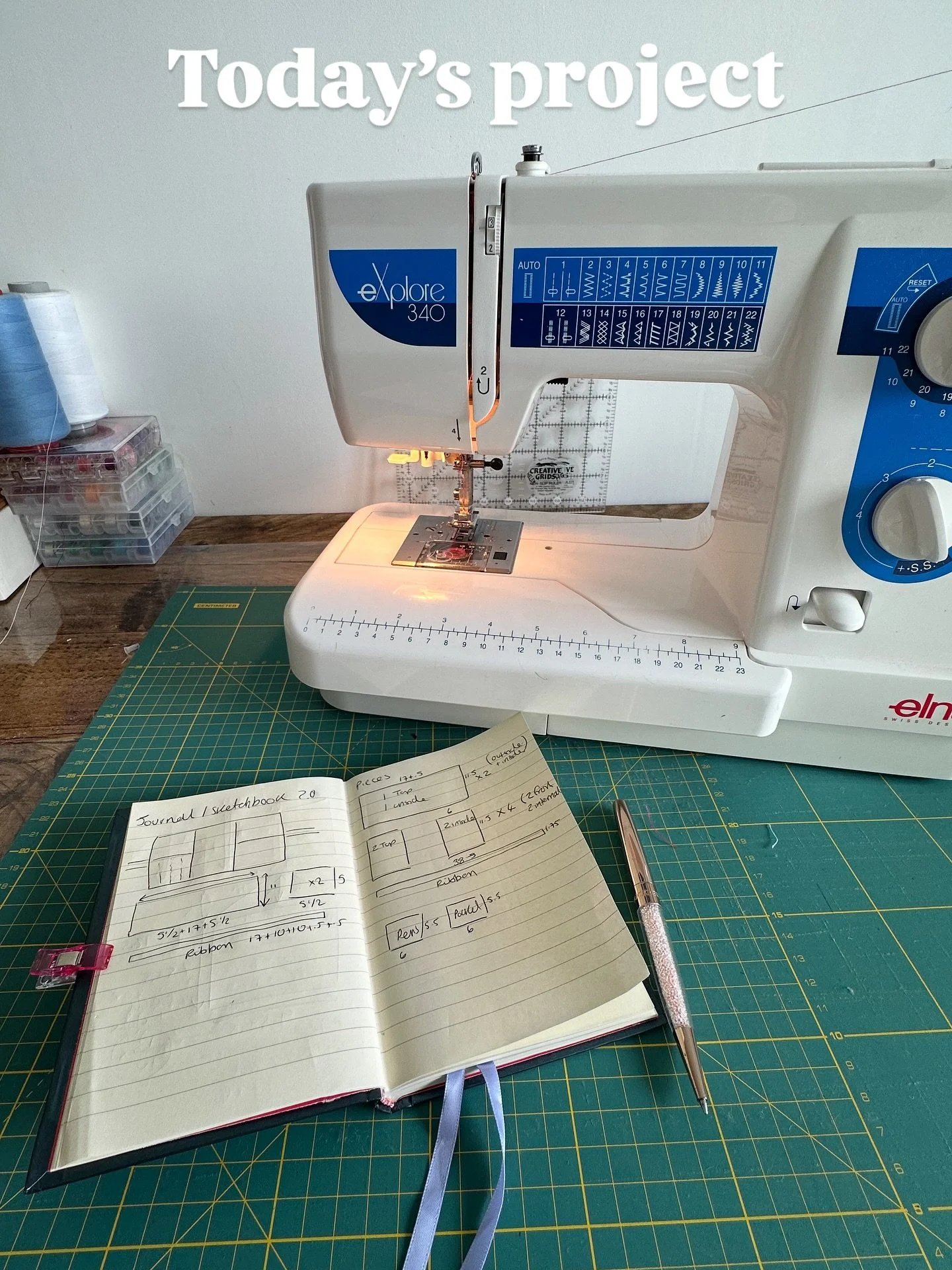 Today&rsquo;s project

The multipurpose pouch - whether you&rsquo;re reading, sketching or journaling this pouch has got you covered. Space for your pens, pencils and rulers, books, notebooks and journals too - keep everything safely together in one 