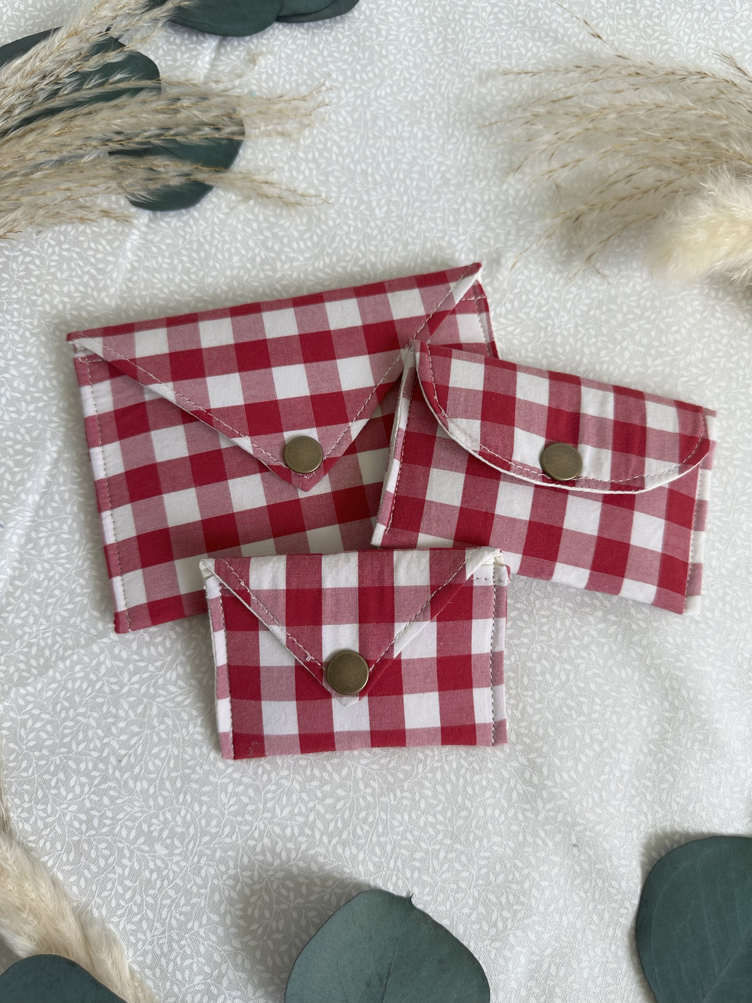 Gingham Purse set