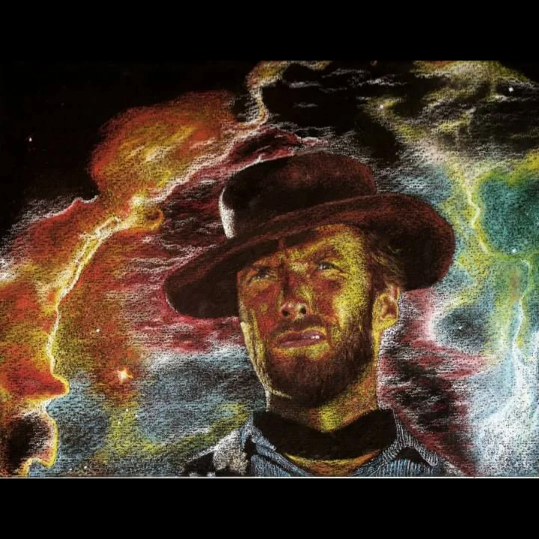 "The Last Gunslinger" - colored pencil - 2005