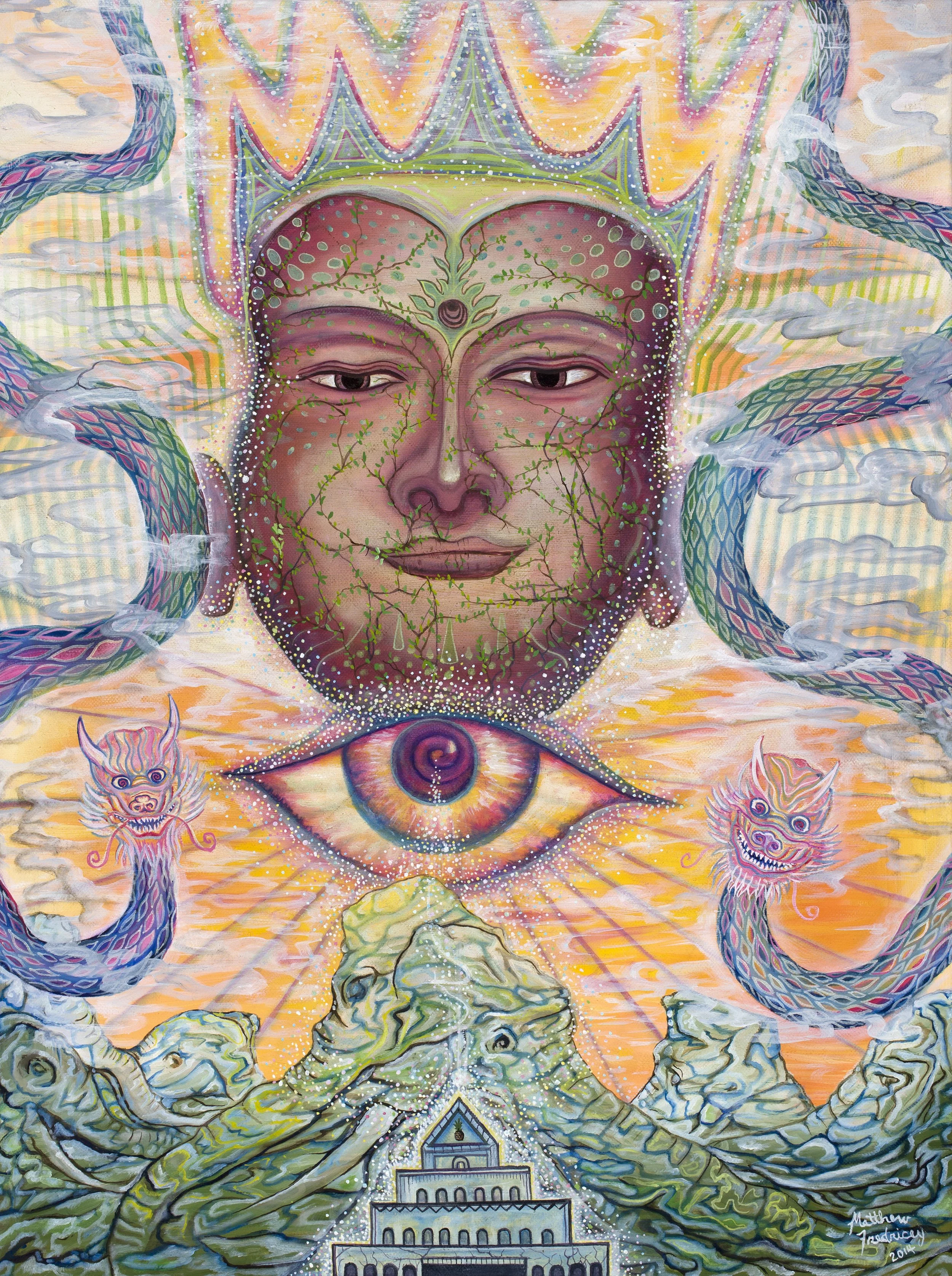 "Fount of Nectar" - oil on canvas - 18"x24" - 2014